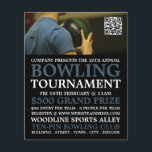 Bowlareare Porträtt, Ten-Pin Bowling Tournament Flygblad<br><div class="desc">Bowlareare Porträtt,  10-stifts turmarkeringsreklamflygare för turister från Affärskortet Store.</div>