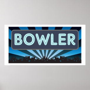 Bowlareare stort festtält poster