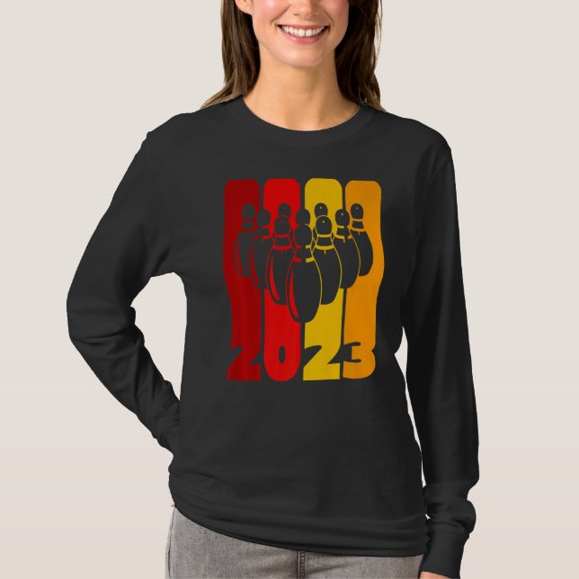 Bowlareare team för stiftelse och Bowling 2023 Fle T Shirt (Framsida)