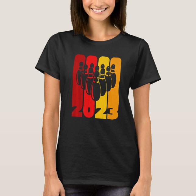 Bowlareare team för stiftelse och Bowling 2023 Fle T Shirt (Framsida)