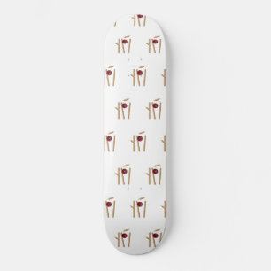 Bowled at Cricket Mini Skateboard Bräda 18,5 Cm