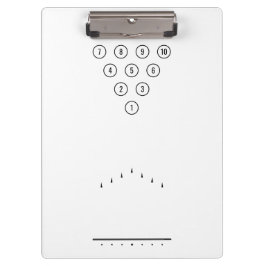 Bowlers Best Friend Bowling Stift and Lane Chart