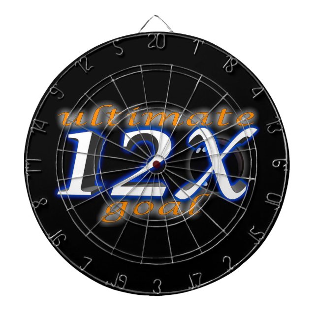 Bowlers ultimate-mål, 12 Strejkor, Darttavla (Framsidan)