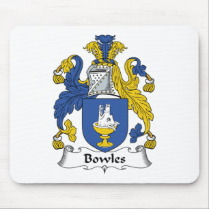 Bowles familjvapensköld musmatta