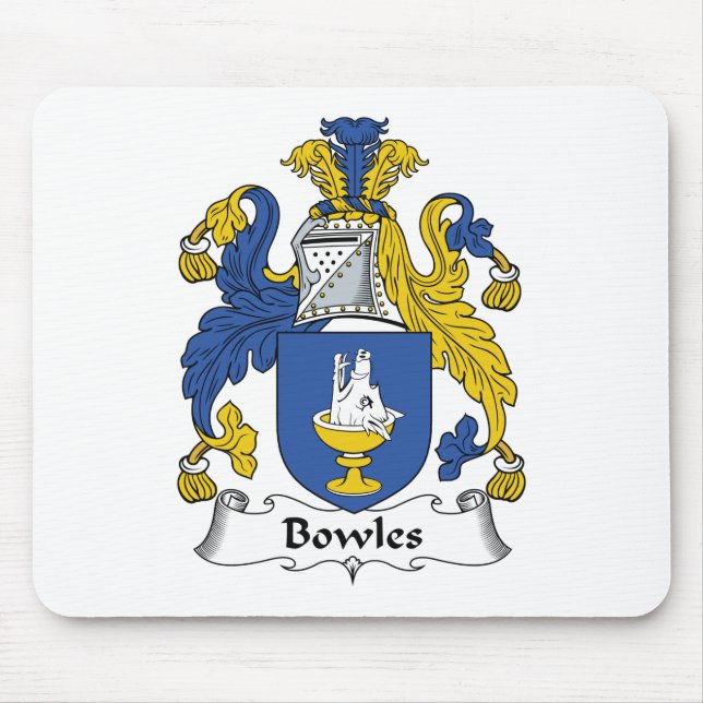 Bowles familjvapensköld musmatta (Framsidan)