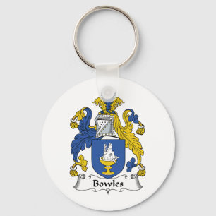 Bowles familjvapensköld nyckelring