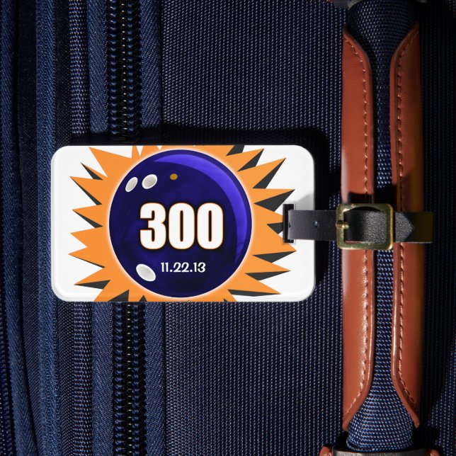 Bowling 300 Game - Bowling Ball Bag Bagagebricka (Framsida Insitu 4)