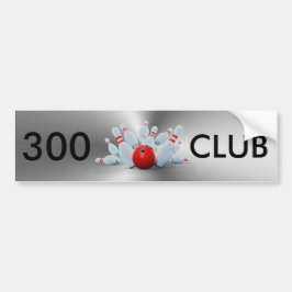 Bowling 300 Klubb Bildekal