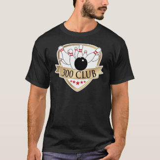 Bowling 300 Klubb - Perfekt Game Logotyp Graphic C T Shirt