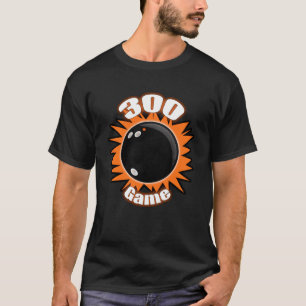 Bowling 300-spel och 800-serien, med datum, t shirt
