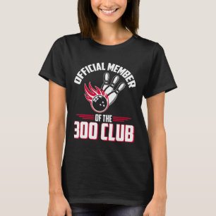 Bowling 300 Tröja 300 Club Medlem Rolig Bowler Gif