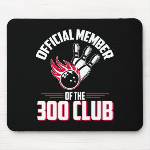 Bowling 300 Tröja 300 Klubb Medlem Rolig Bowler Gi Musmatta