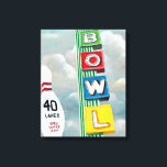 Bowling Alley Artwork Canvastryck<br><div class="desc">Bowling Alley Artwork Artist: Naomi McCavitt</div>