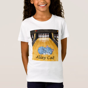 Bowling Alley Pastime Bowl med Alley Cat T Shirt