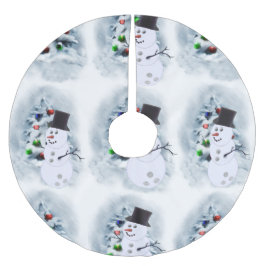 Bowling Älskare jul Julgransmatta Borstad Polyester