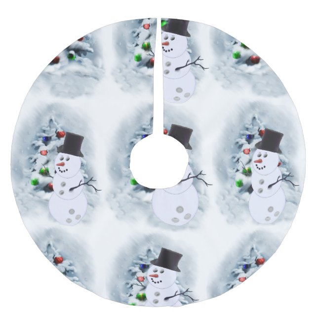 Bowling Älskare jul Julgransmatta Borstad Polyester (Framsidan)