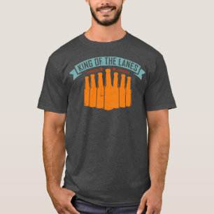 Bowling Älskare Kung i Lanes T Shirt