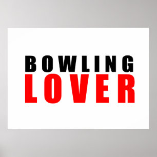 Bowling älskare poster