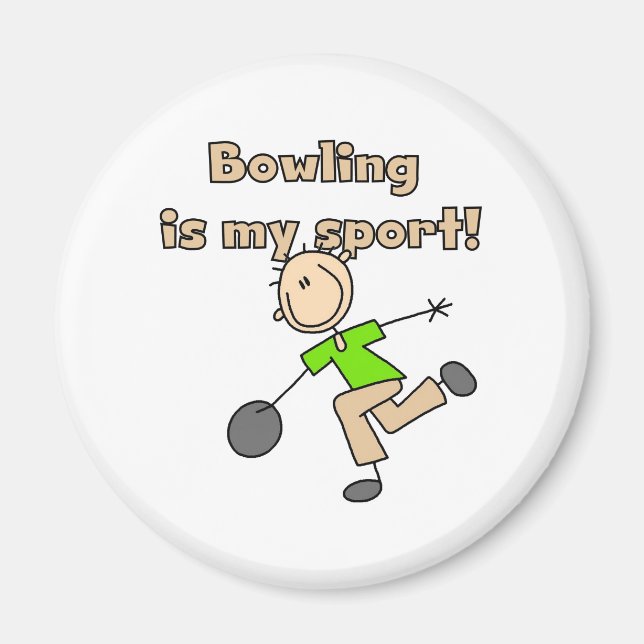 Bowling är min sport magnet (Framsidan)