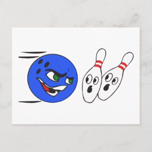 Bowling Ball After Stift Vykort