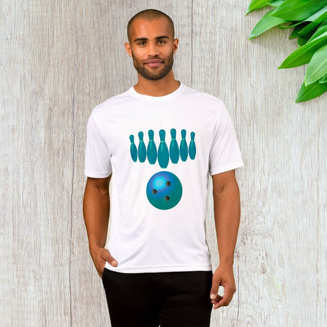 Bowling Ball and Stift Roligt Sports T Shirt (Skapare uppladdad)