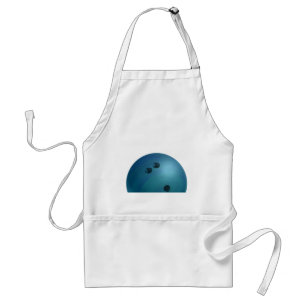 Bowling Ball Blue Förkläde