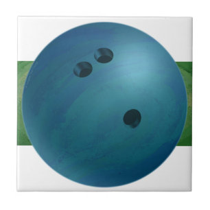Bowling Ball Blue Kakelplatta