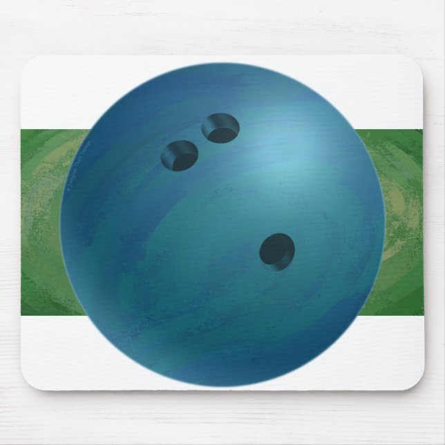 Bowling Ball Blue Musmatta (Framsidan)