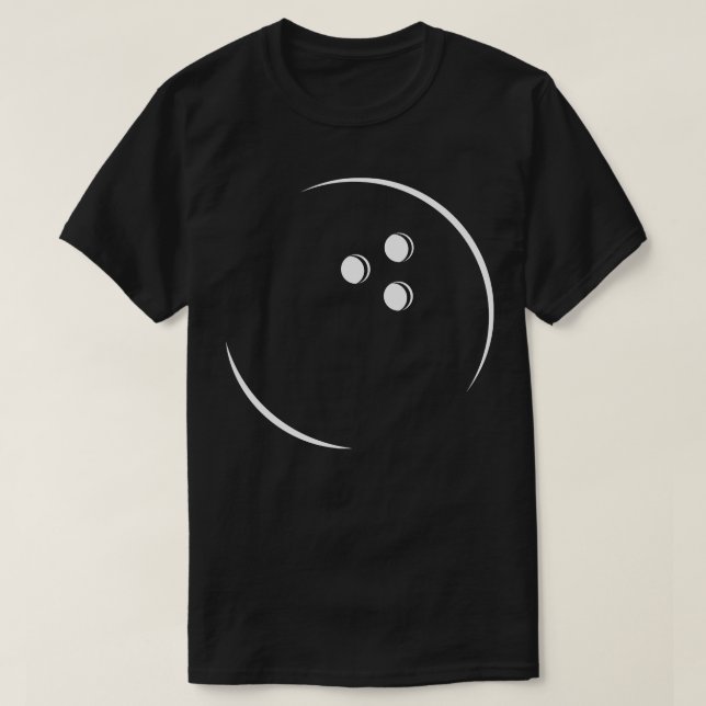 Bowling Ball Costume Bowling T Shirt (Design framsida)