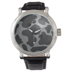 Bowling Ball Cow Grått Armbandsur