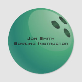Bowling Ball Design Namn bricka Namnbricka