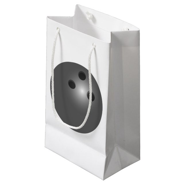 Bowling Ball Gift Bag (Framsidan Vinklad)