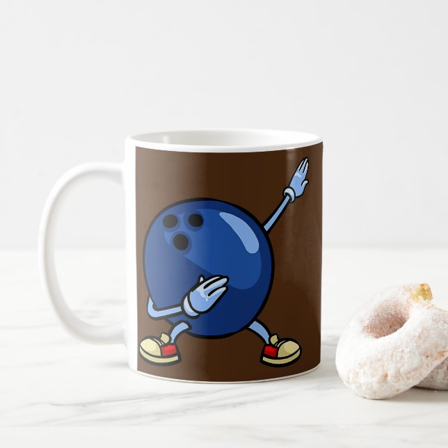 Bowling Ball Gift Pin Manar Women Kids Youth Mamma Kaffemugg (Med munk)