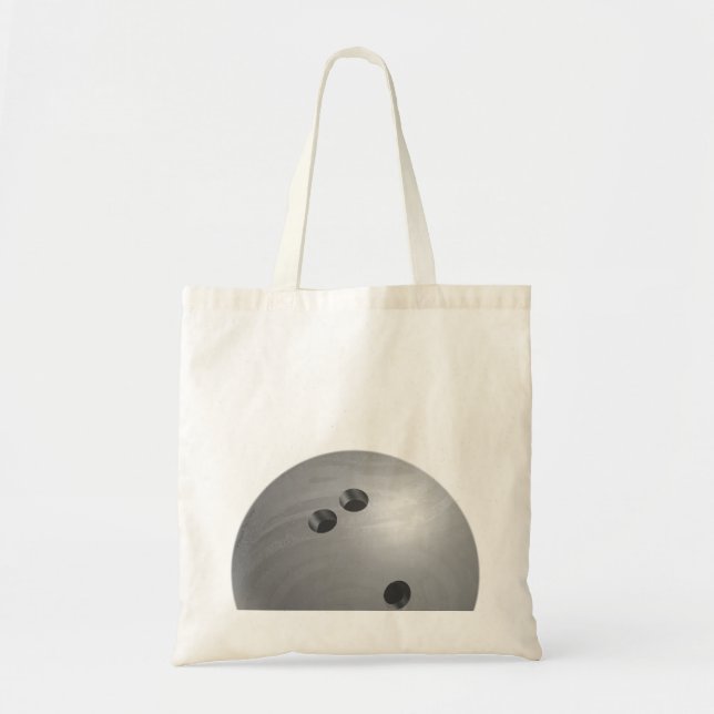 Bowling Ball Grått Tygkasse (Framsidan)