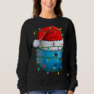 Bowling Ball Julafton Lighting Santa Hat Bowling B T Shirt
