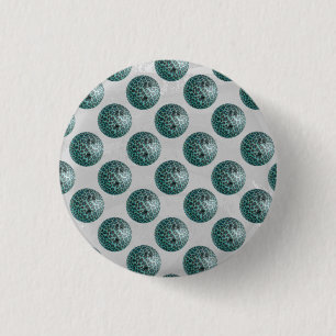 Bowling Ball Leopard Teal Knapp