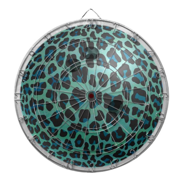 Bowling Ball Leopard Teal Piltavla (Framsidan)
