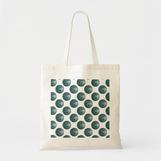 Bowling Ball Leopard Teal Tygkasse (Framsidan)