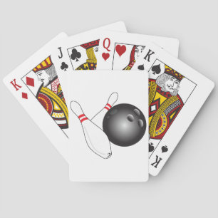 Bowling Ball och Stift Casinokort