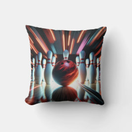 Bowling Ball och Stift Kudde