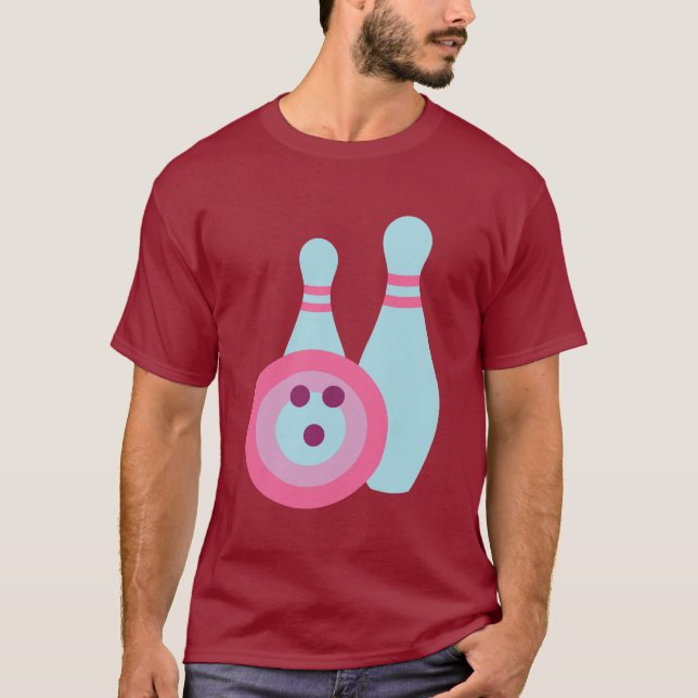 Bowling Ball och Stift Tee (Framsida)