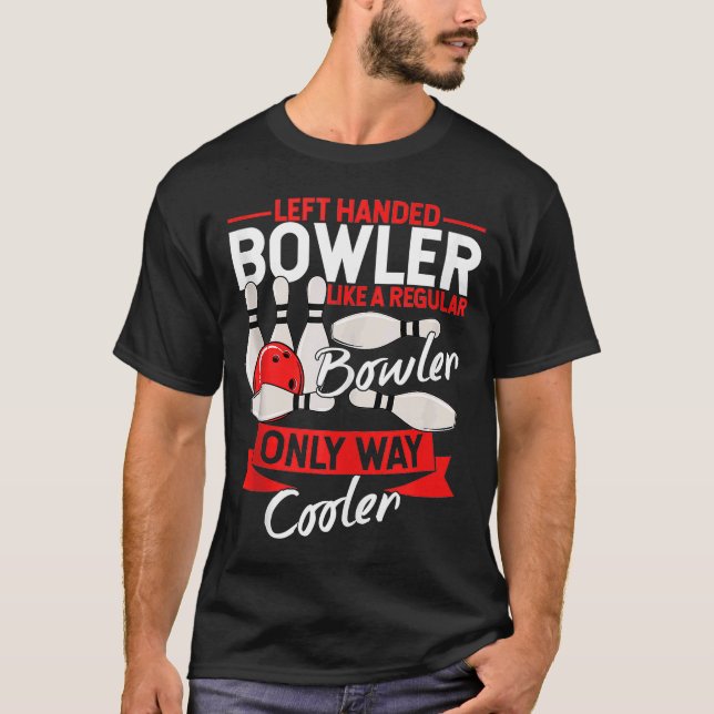 Bowling Ball Pin Bowlareare Strejka Bowling Fanati T Shirt (Framsida)