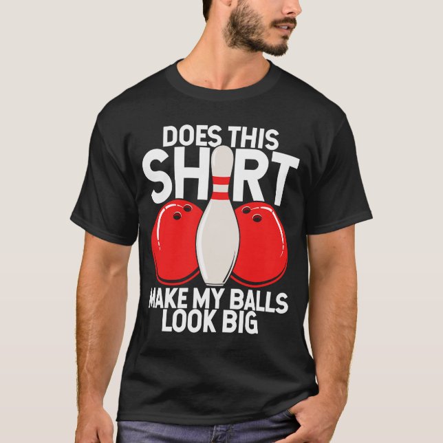 Bowling Ball Pin Bowlareare Strejka Bowling Fanati T Shirt (Framsida)