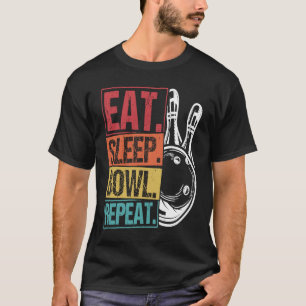 Bowling Ball Pin Bowlareare Strejka Team Bowling A T Shirt