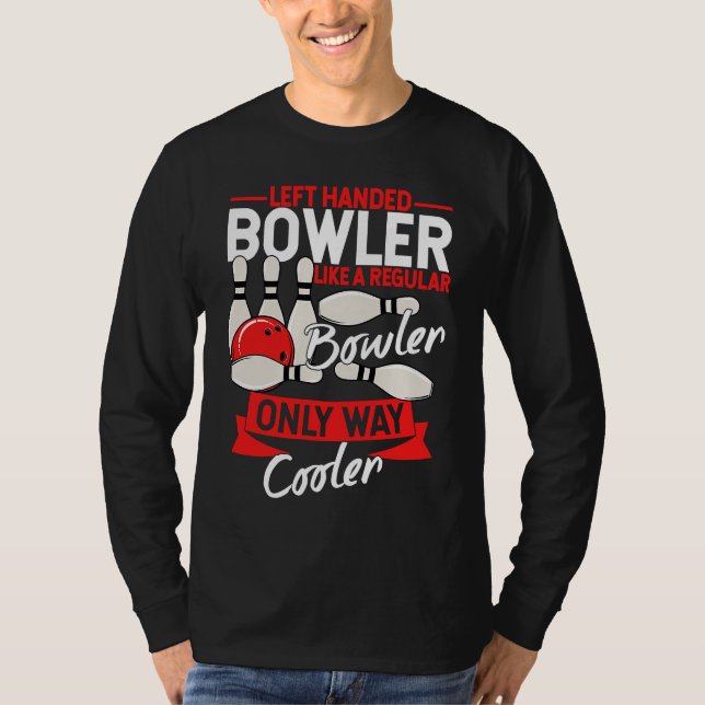 Bowling Ball Pin Bowler Strike Bowling Fanatic Bow T Shirt (Framsida)