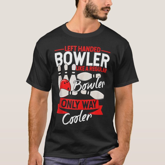 Bowling Ball Pin Bowler Strike Bowling Fanatic Bow T Shirt (Framsida)