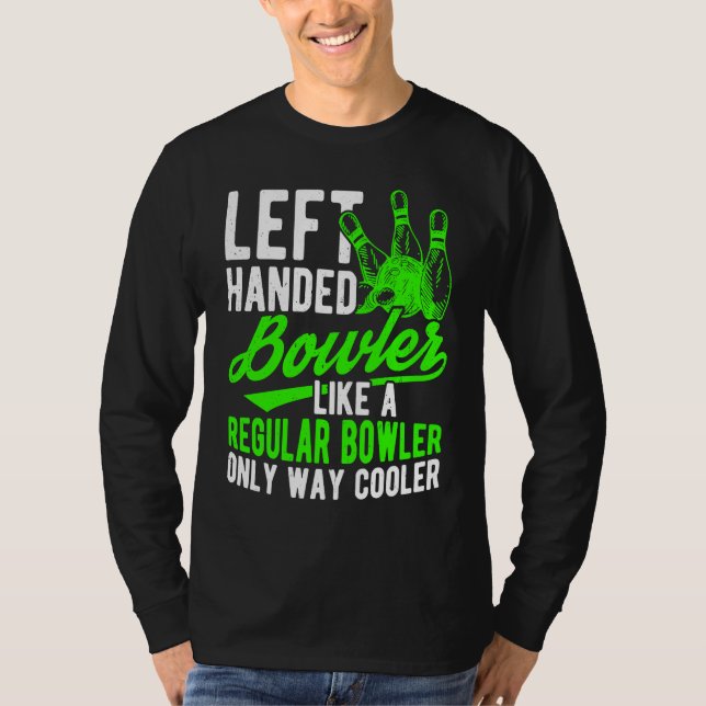 Bowling Ball Pin Bowler Strike Bowling Fanatic Bow T Shirt (Framsida)