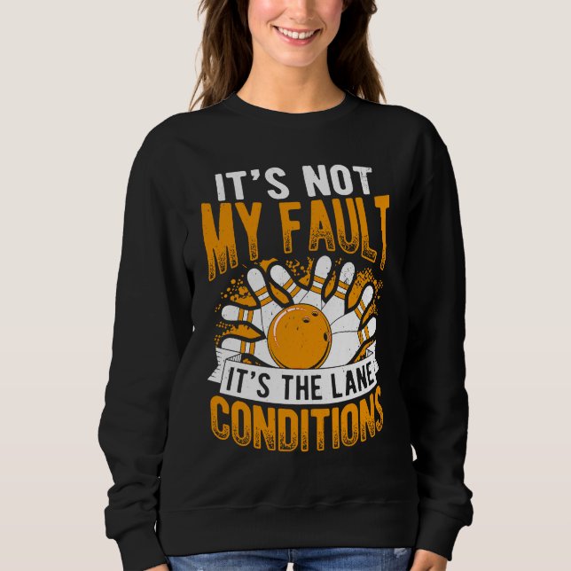 Bowling Ball Pin Bowler Strike Bowling Team Bowlin T Shirt (Framsida)