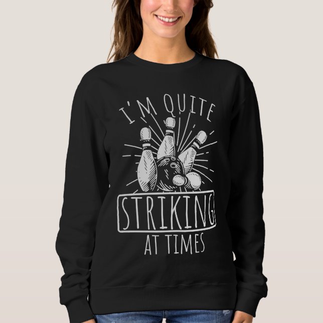 Bowling Ball Pin Bowler Strike Bowling Team Bowlin T Shirt (Framsida)