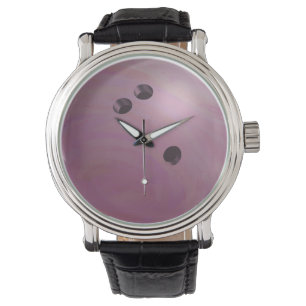 Bowling Ball Rosa Armbandsur